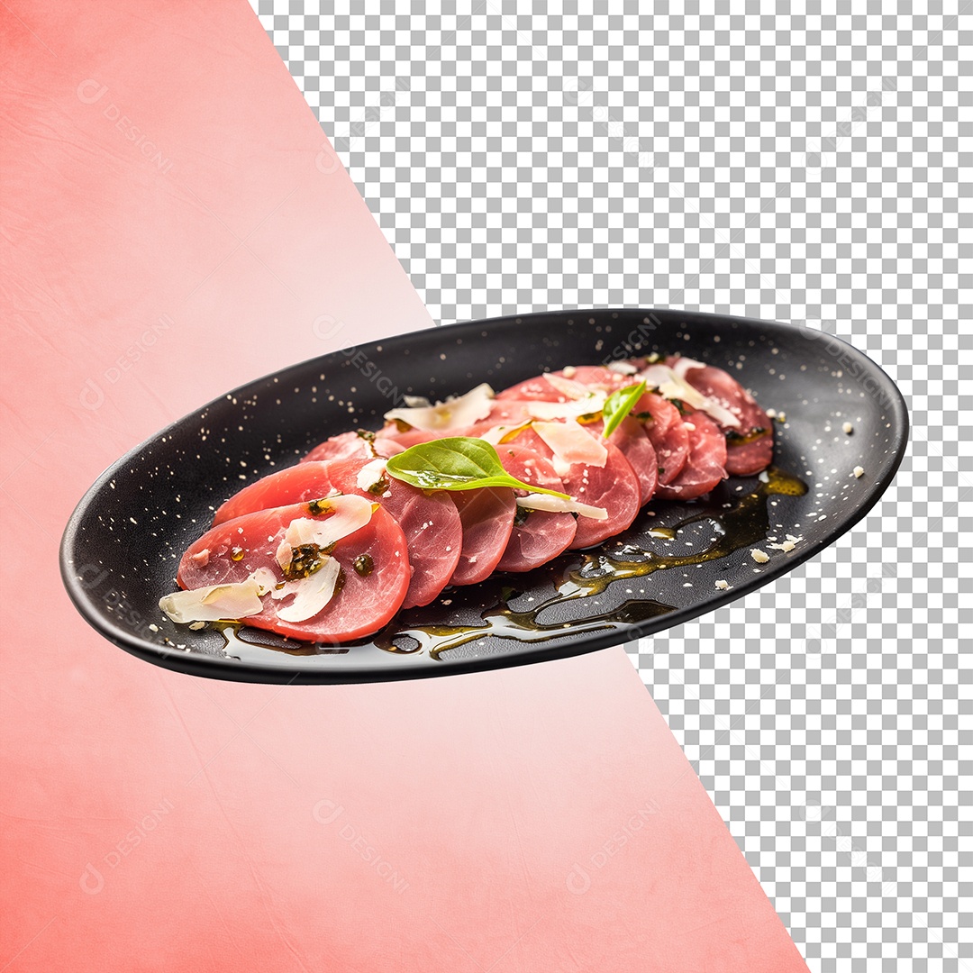 Prato De Carne Elemento 3D Para Composição PSD Editável