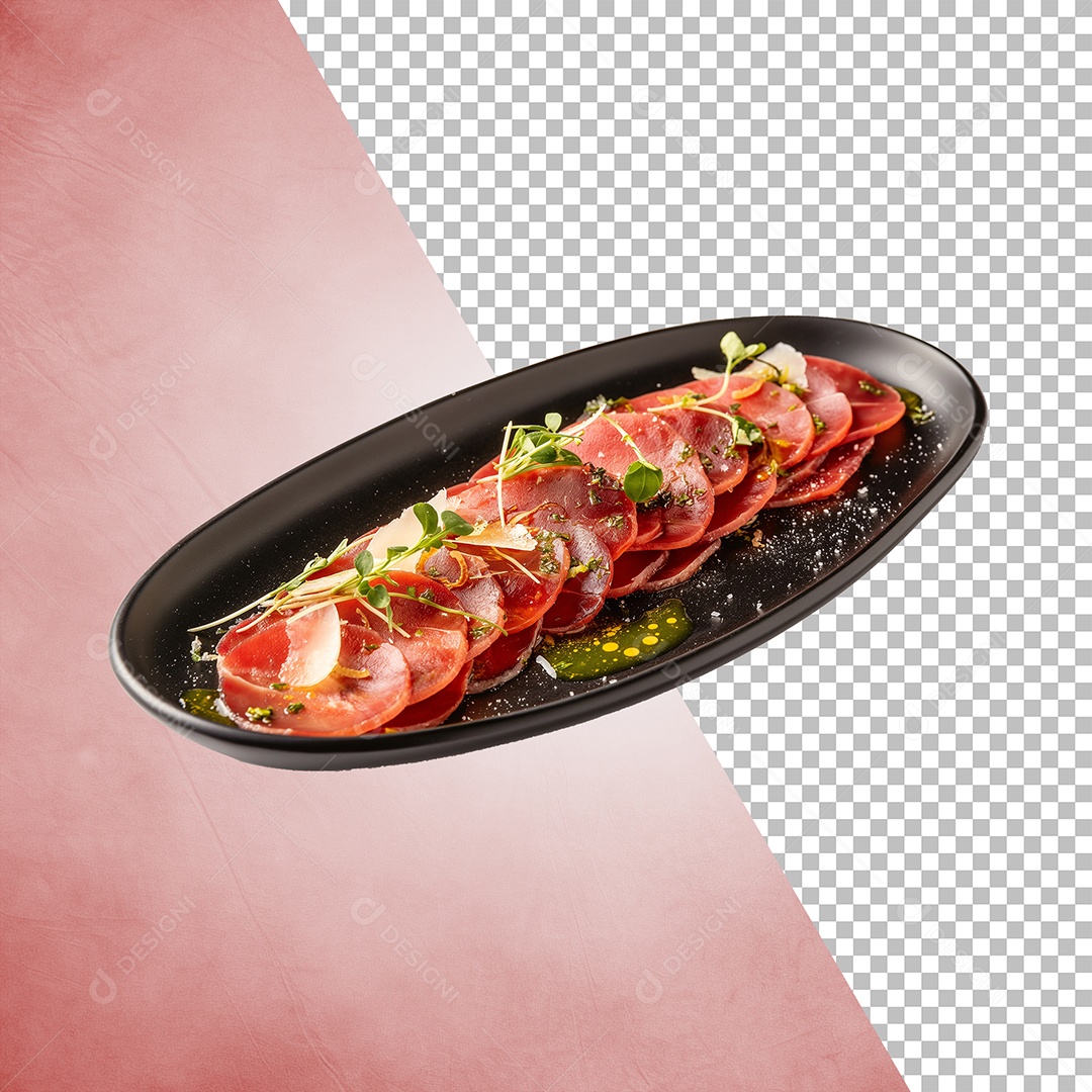 Prato De Carne Elemento 3D Para Composição PSD Editável