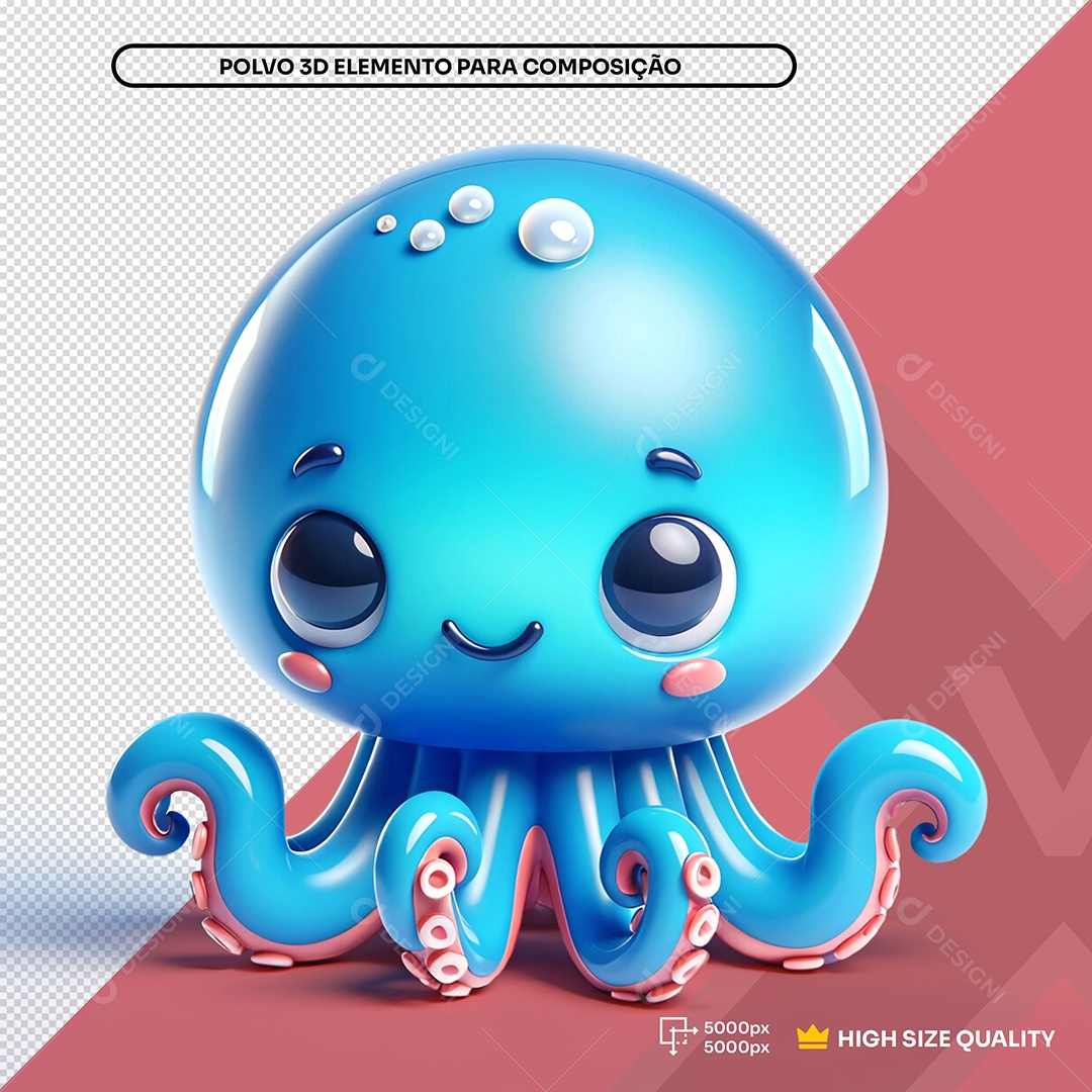 Polvo 3D Elemento para Composição PSD