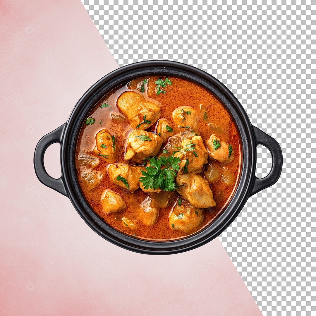 Pan 3D Element Meat For PSD Composition Editable