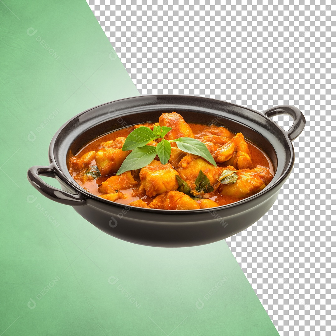 Panela De Carne Elemento 3D Para Composição PSD Editável