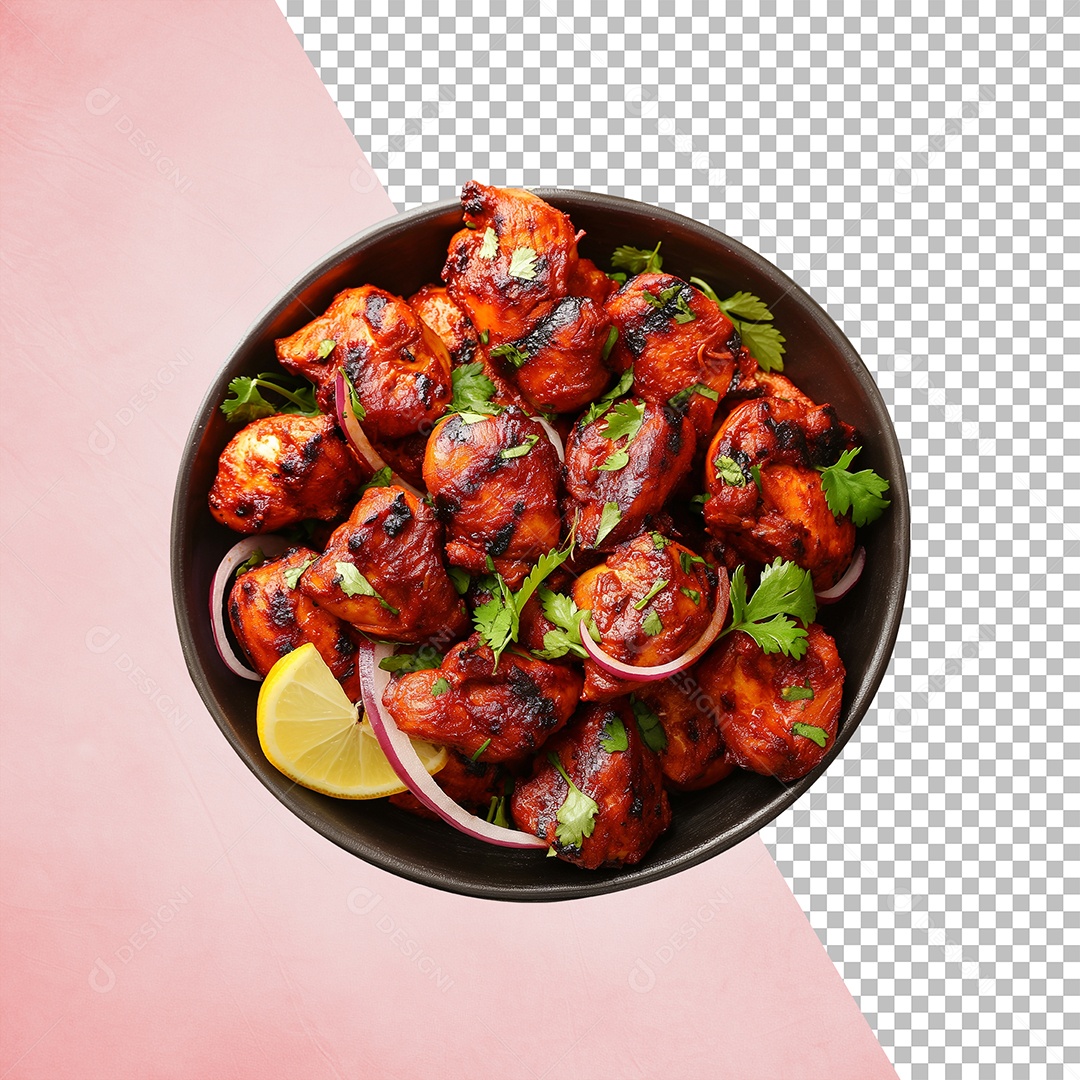 Prato De Carne Elemento 3D Para Composição PSD Editável