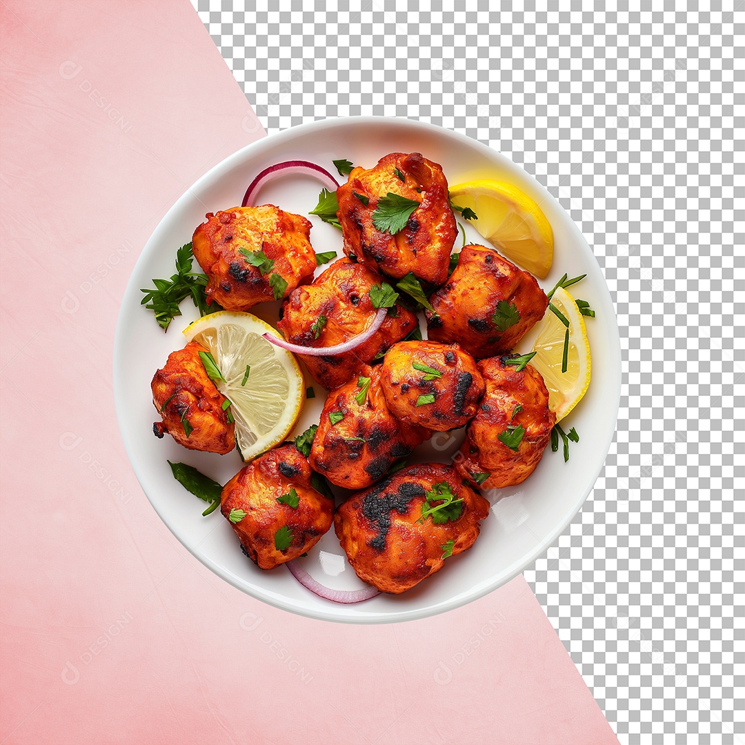 Prato De Carne Elemento 3D Para Composição PSD Editável