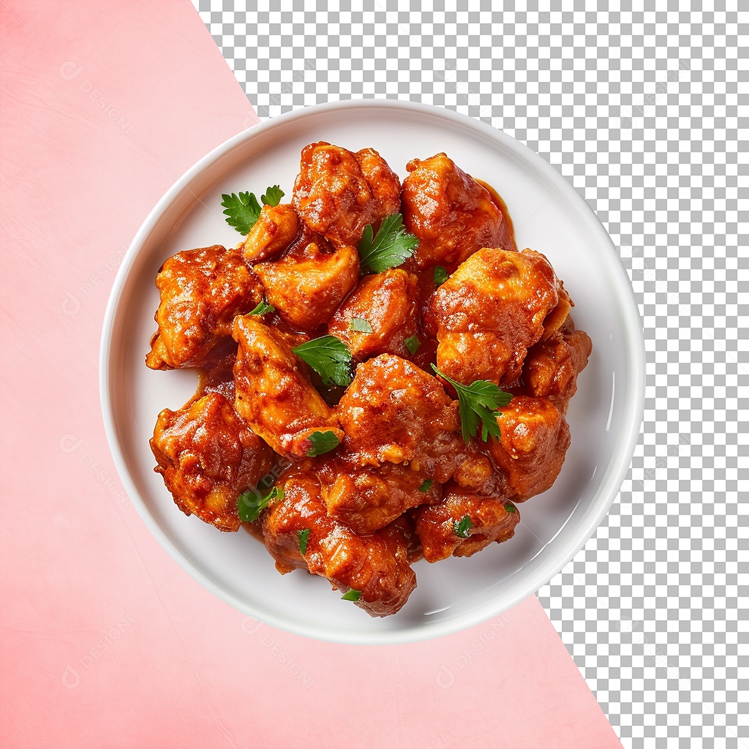 Prato De Carne Elemento 3D Para Composição PSD Editável