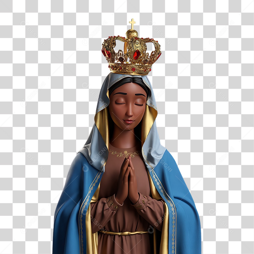 Imagem Semelhante a Nossa Senhora de Aparecida PNG Transparente