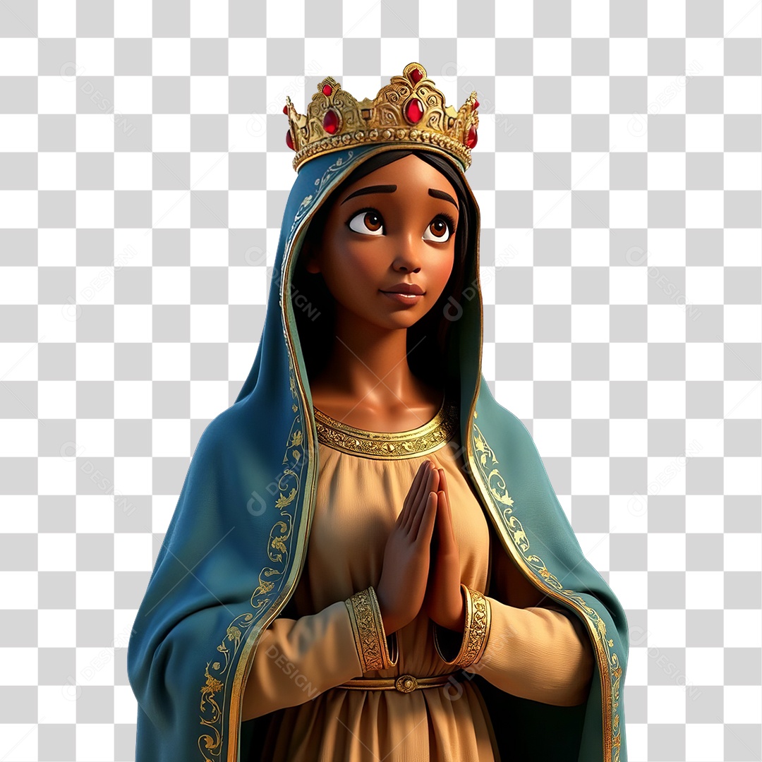 Imagem Semelhante a Nossa Senhora de Aparecida PNG Transparente