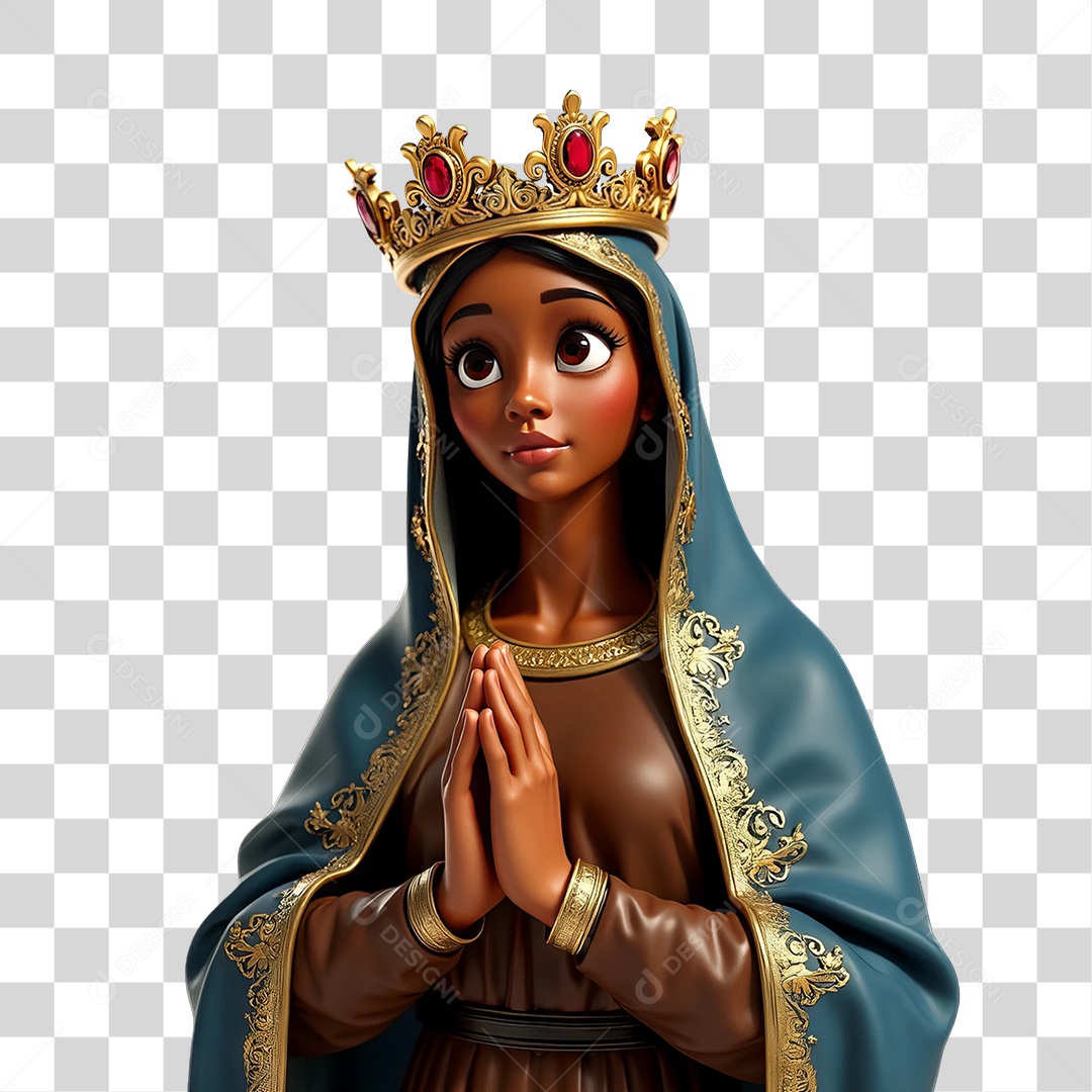 Imagem Semelhante a Nossa Senhora de Aparecida PNG Transparente