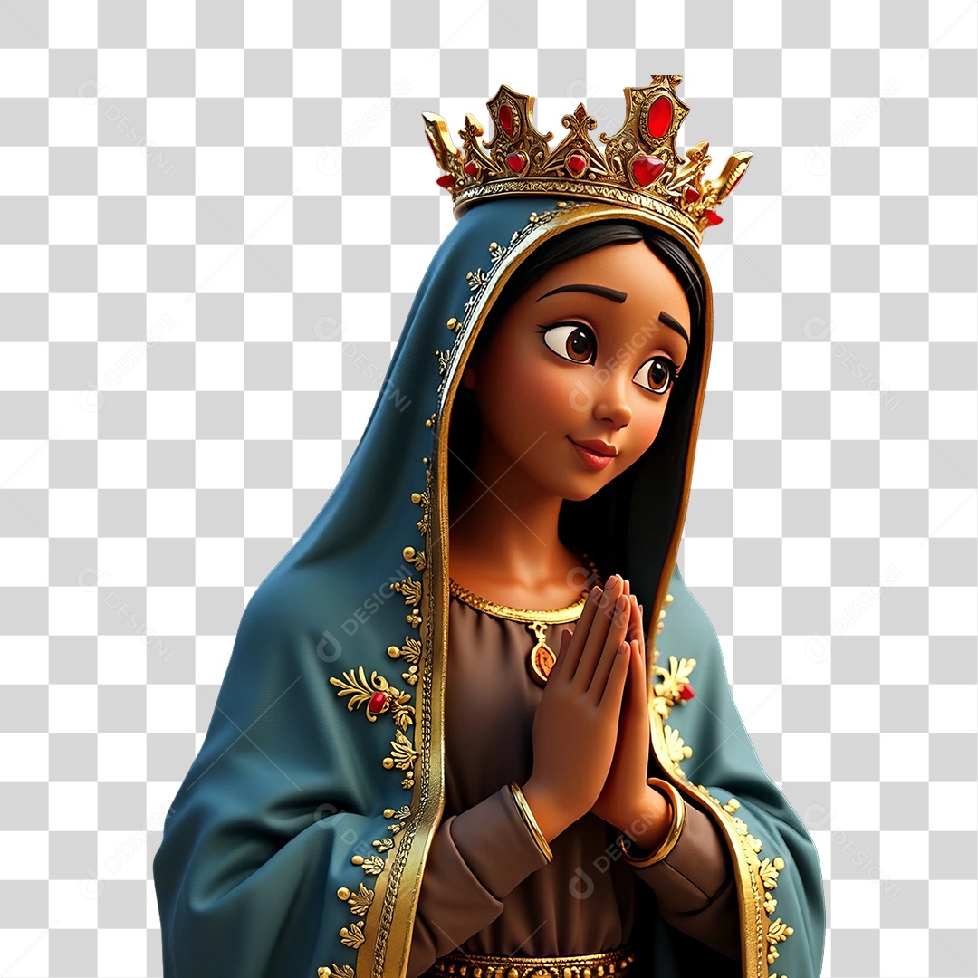 Imagem Semelhante a Nossa Senhora de Aparecida PNG Transparente