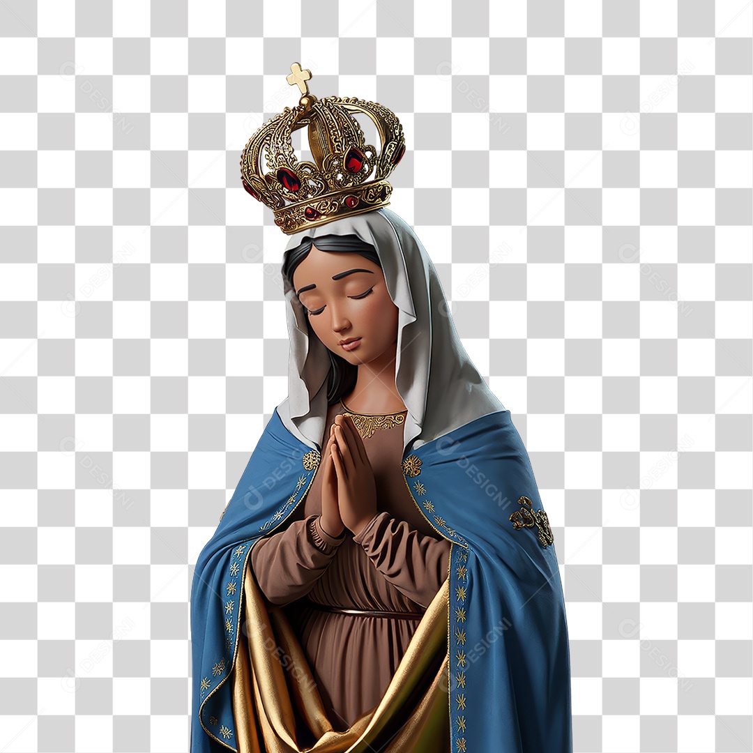 Imagem Semelhante a Nossa Senhora de Aparecida PNG Transparente