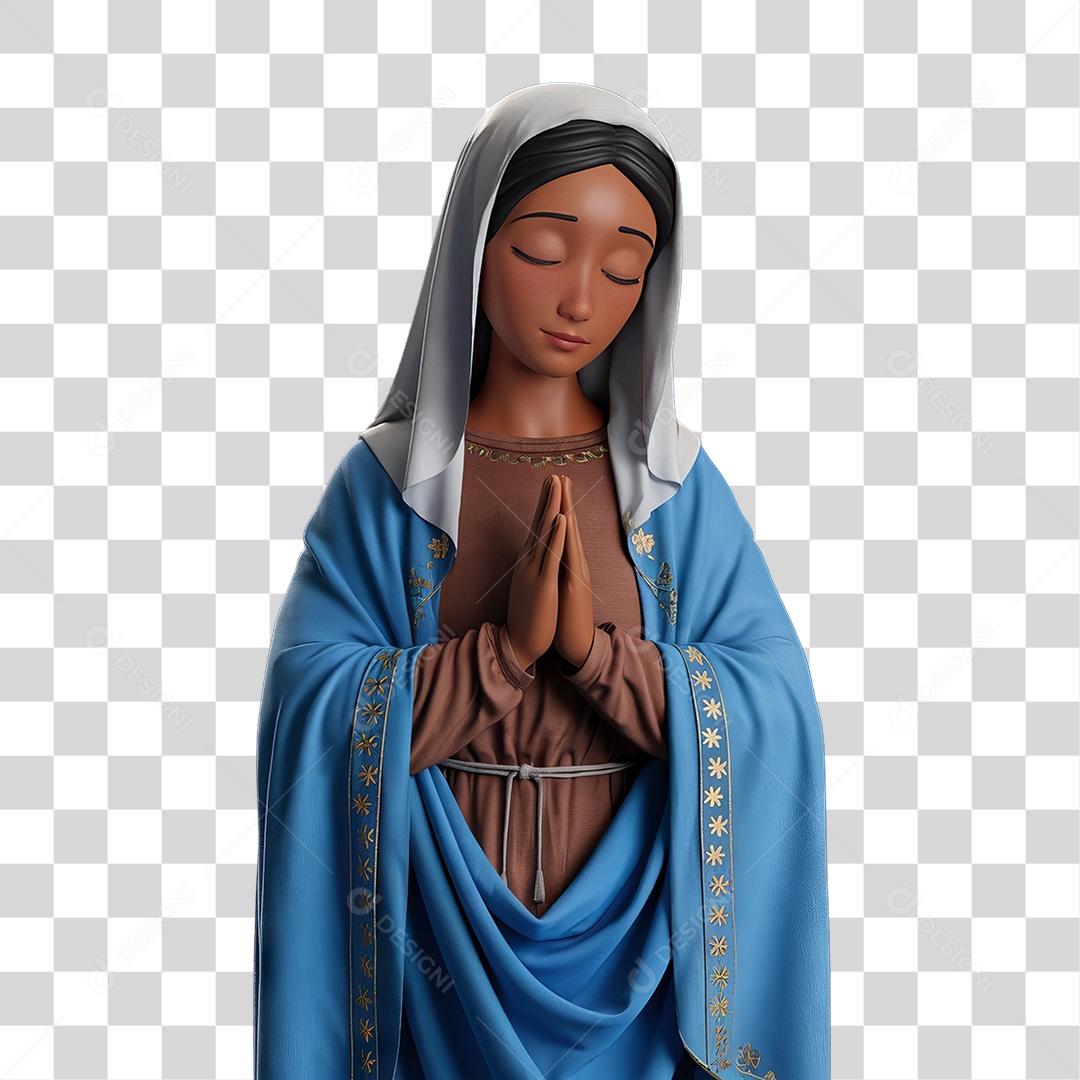 Imagem Semelhante a Nossa Senhora de Aparecida PNG Transparente