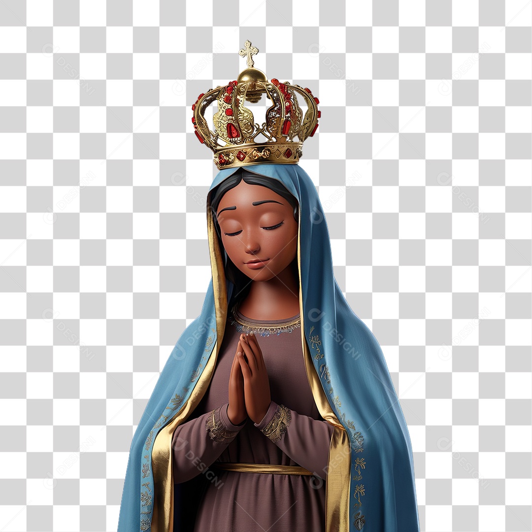 Imagem Semelhante a Nossa Senhora de Aparecida PNG Transparente