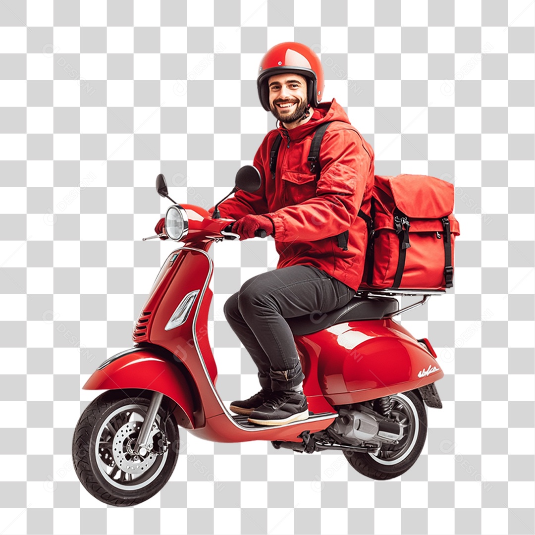 Entregador Delivery Entregas PNG Transparente