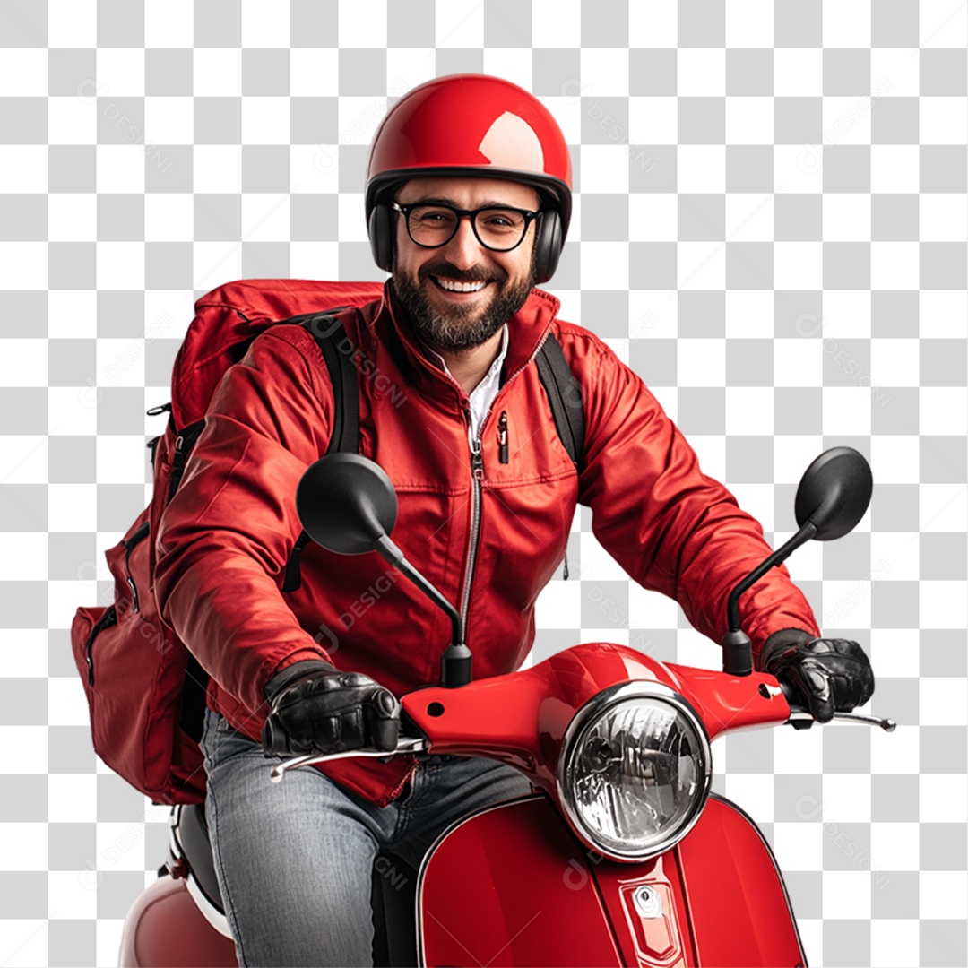 Entregador Delivery Entregas PNG Transparente