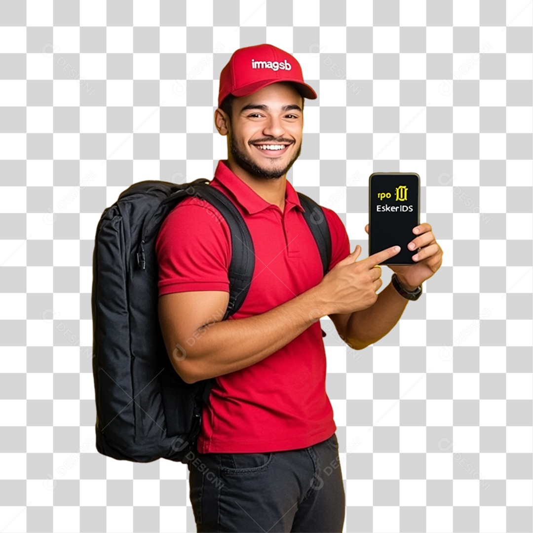 Entregador Delivery Entregas PNG Transparente