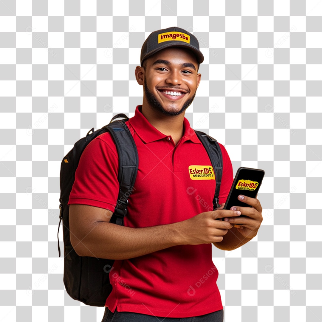 Entregador Delivery Entregas PNG Transparente