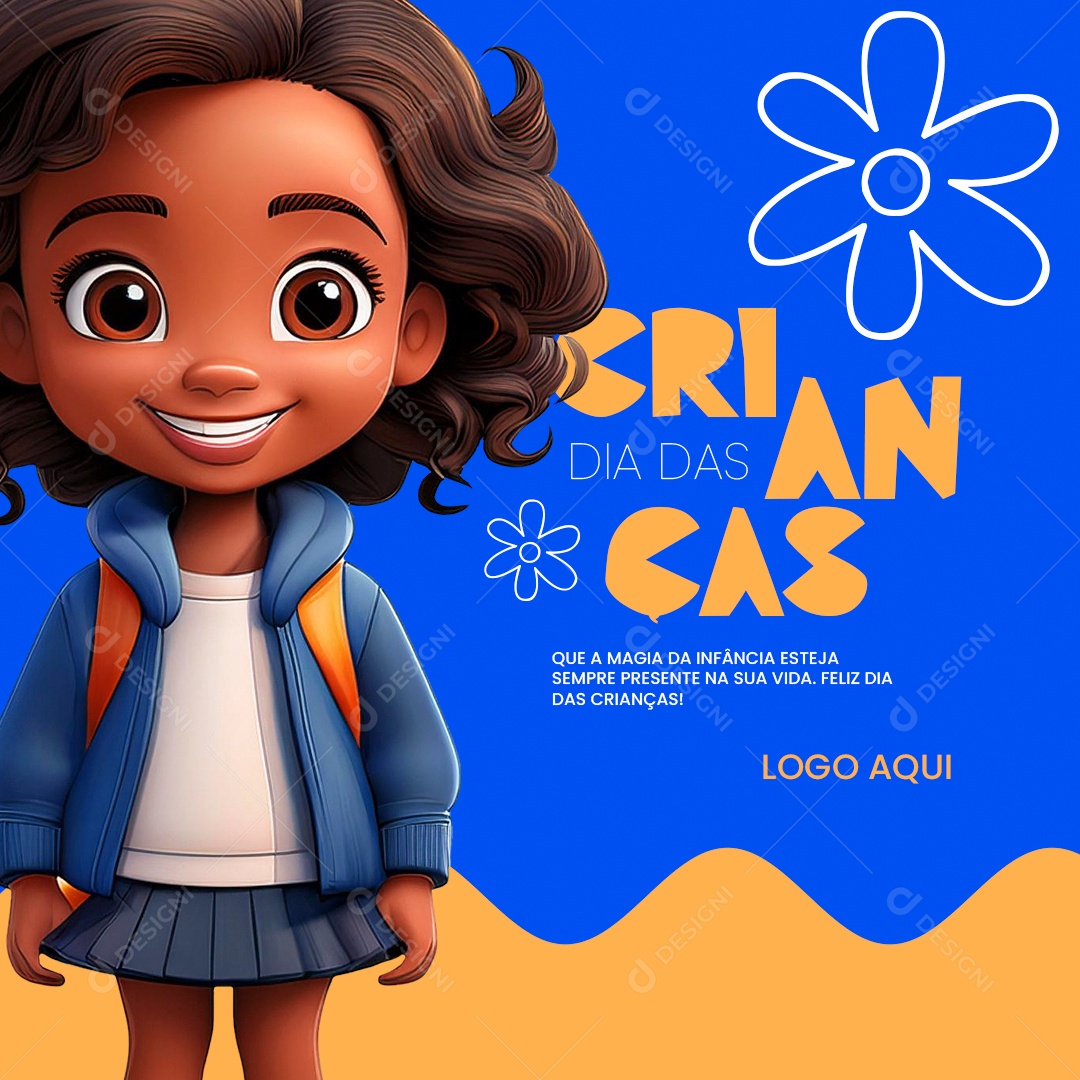 Feliz Dia das Crianças 12 de Outubro Social Media PSD Editável