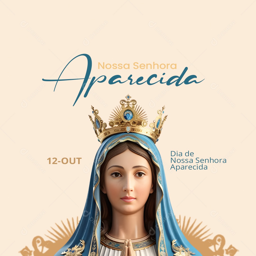 Nossa Senhora Aparecida Social Media PSD Editável