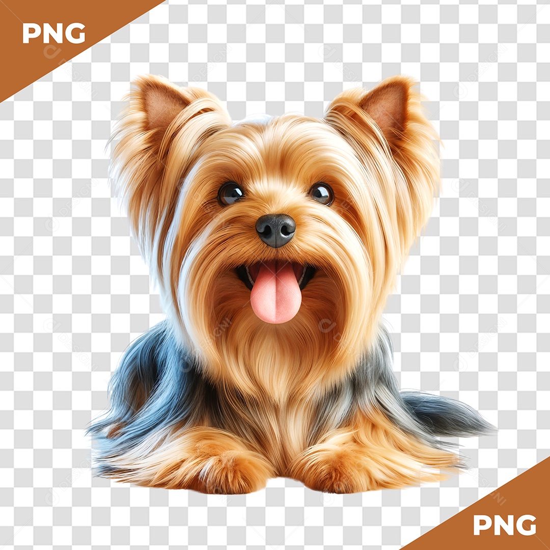 Cachorro 3D Elemento para Composição PSD