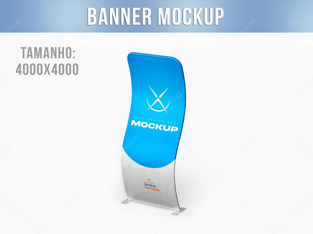 Banner Mockup PSD Editável