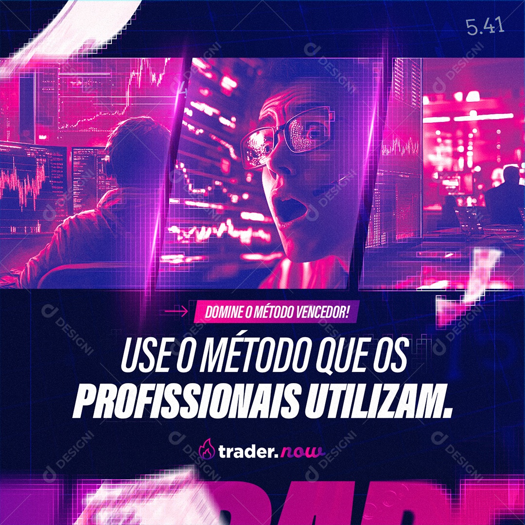 Trader Domine o Método Vencedor Social Media PSD Editável