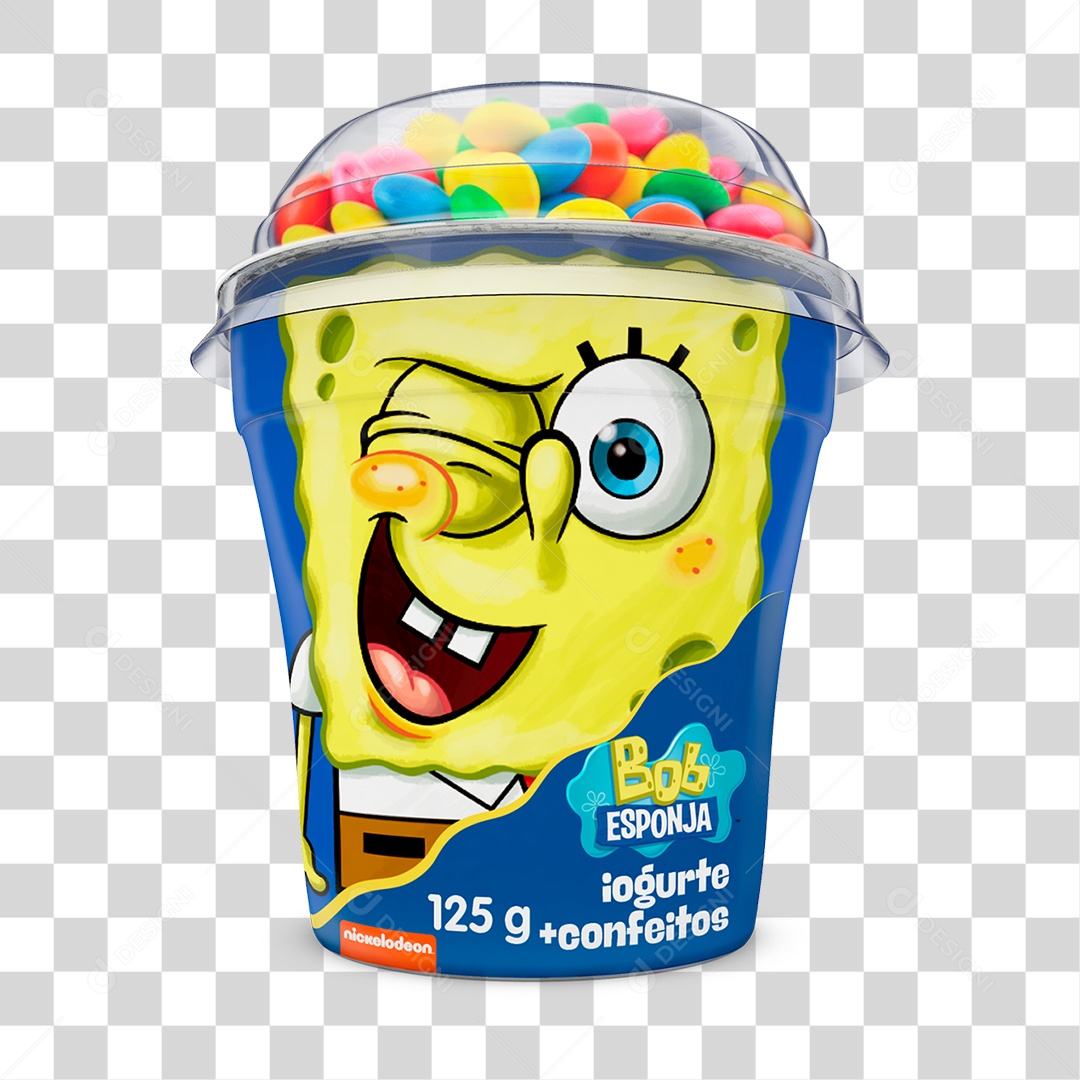 Iogurte Batavo Bob Esponja Sabores Com Cereais 125G