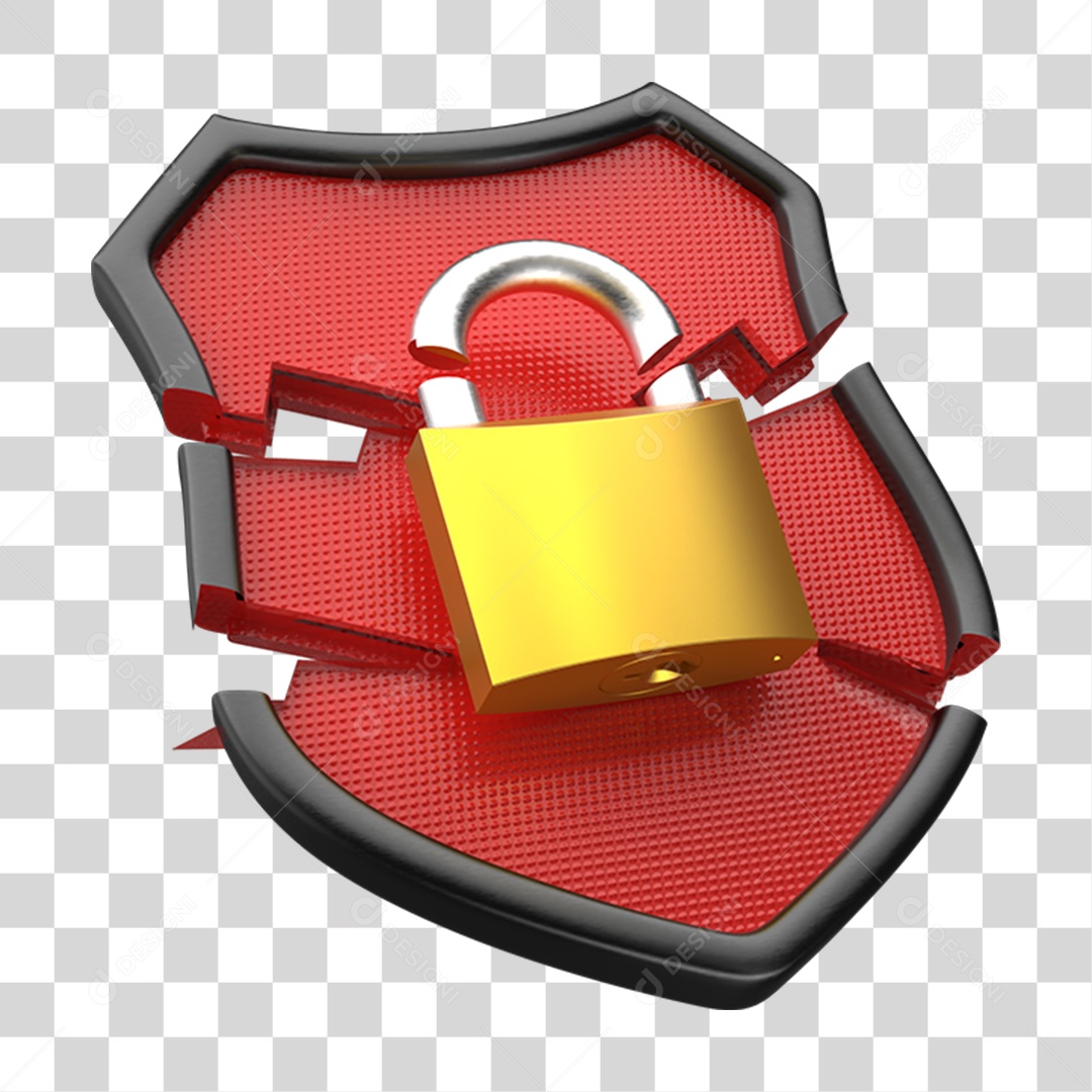 Ícones Cadeado Metal Quebrado PNG Transparente