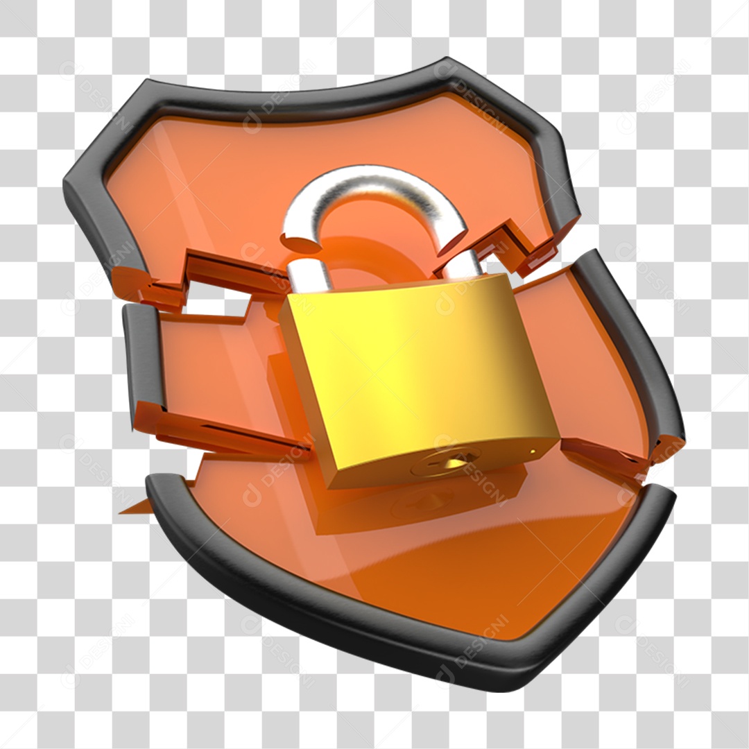 Ícones Cadeado Metal Quebrado PNG Transparente