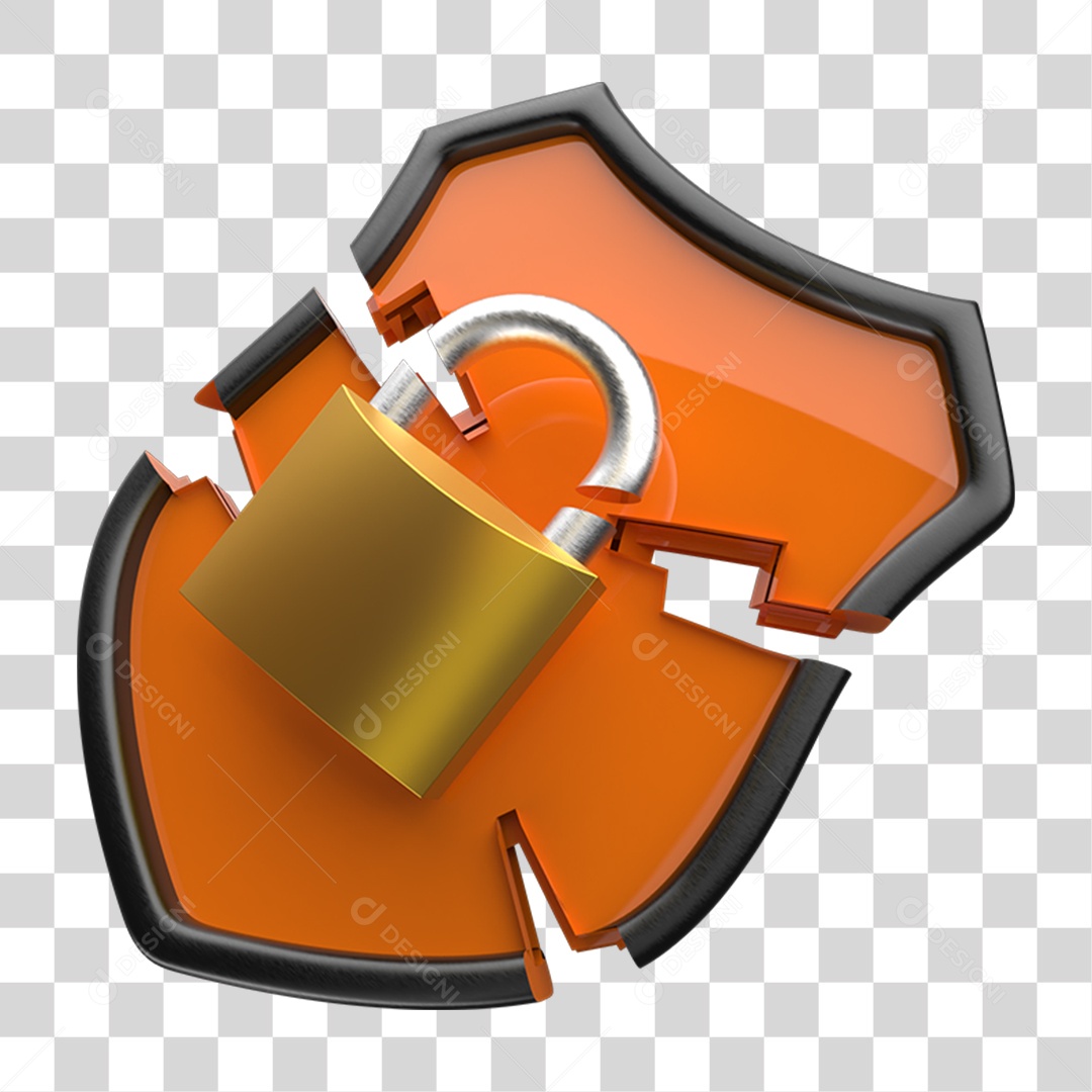 Ícones Cadeado Metal Quebrado PNG Transparente