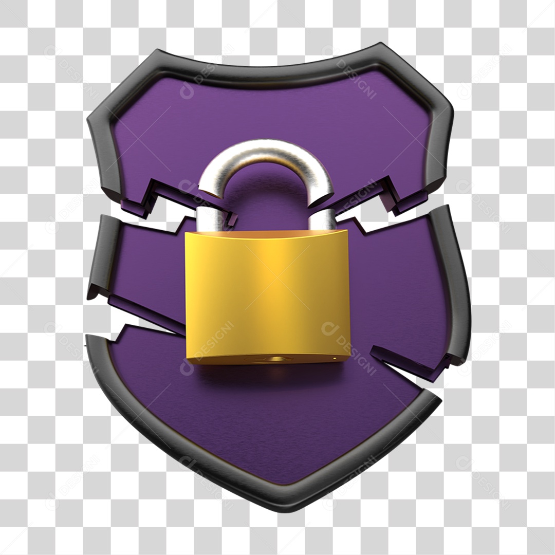 Ícones Cadeado Metal Quebrado PNG Transparente