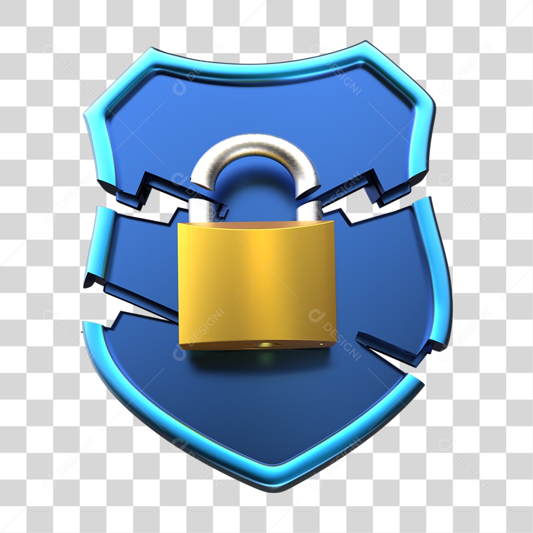 Ícones Cadeado Metal Quebrado PNG Transparente