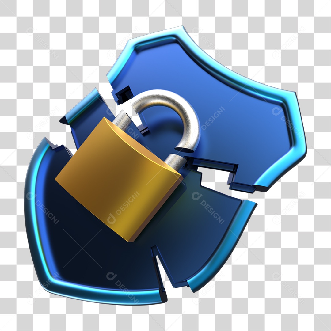 Ícones Cadeado Metal Quebrado PNG Transparente