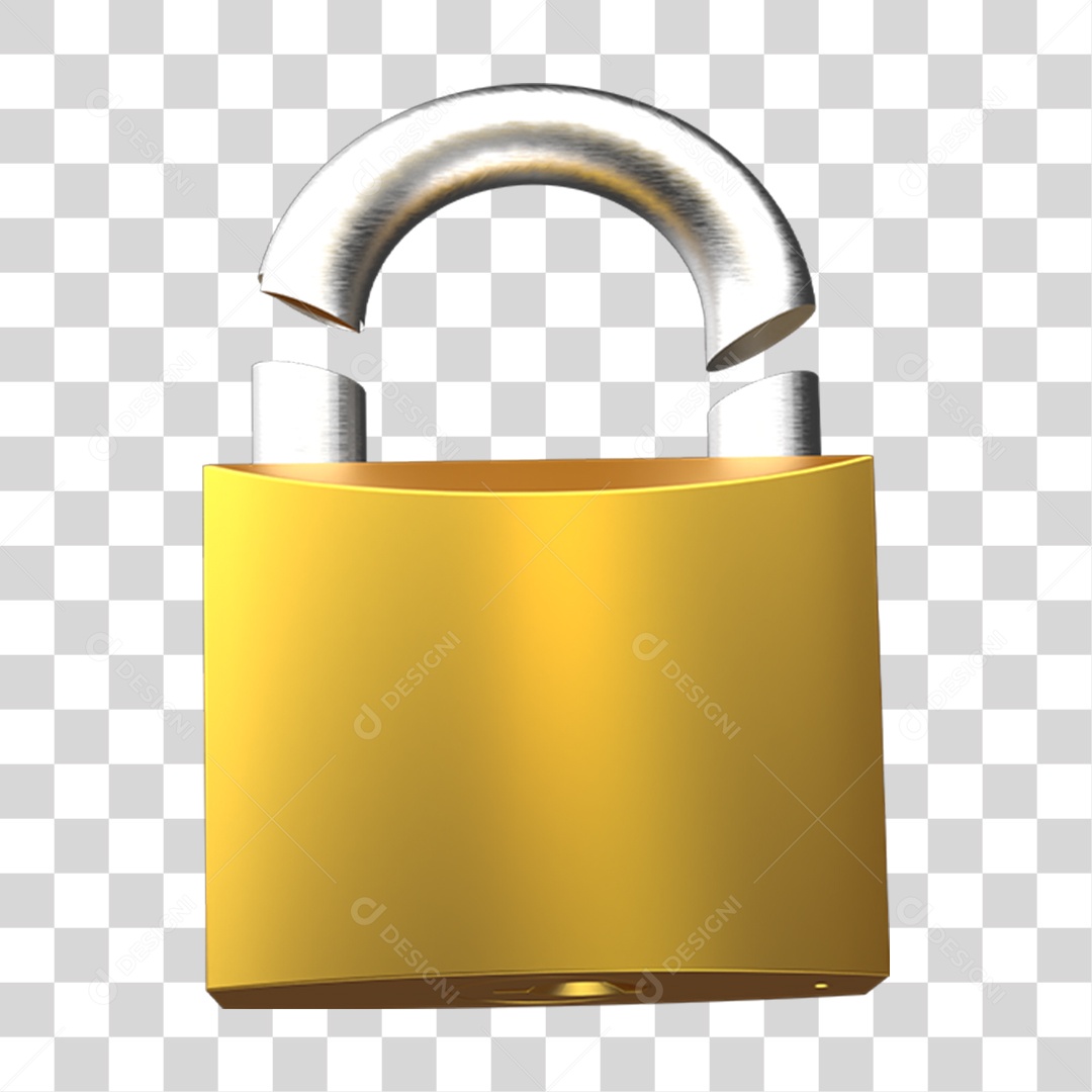 Ícones Cadeado Metal Quebrado PNG Transparente