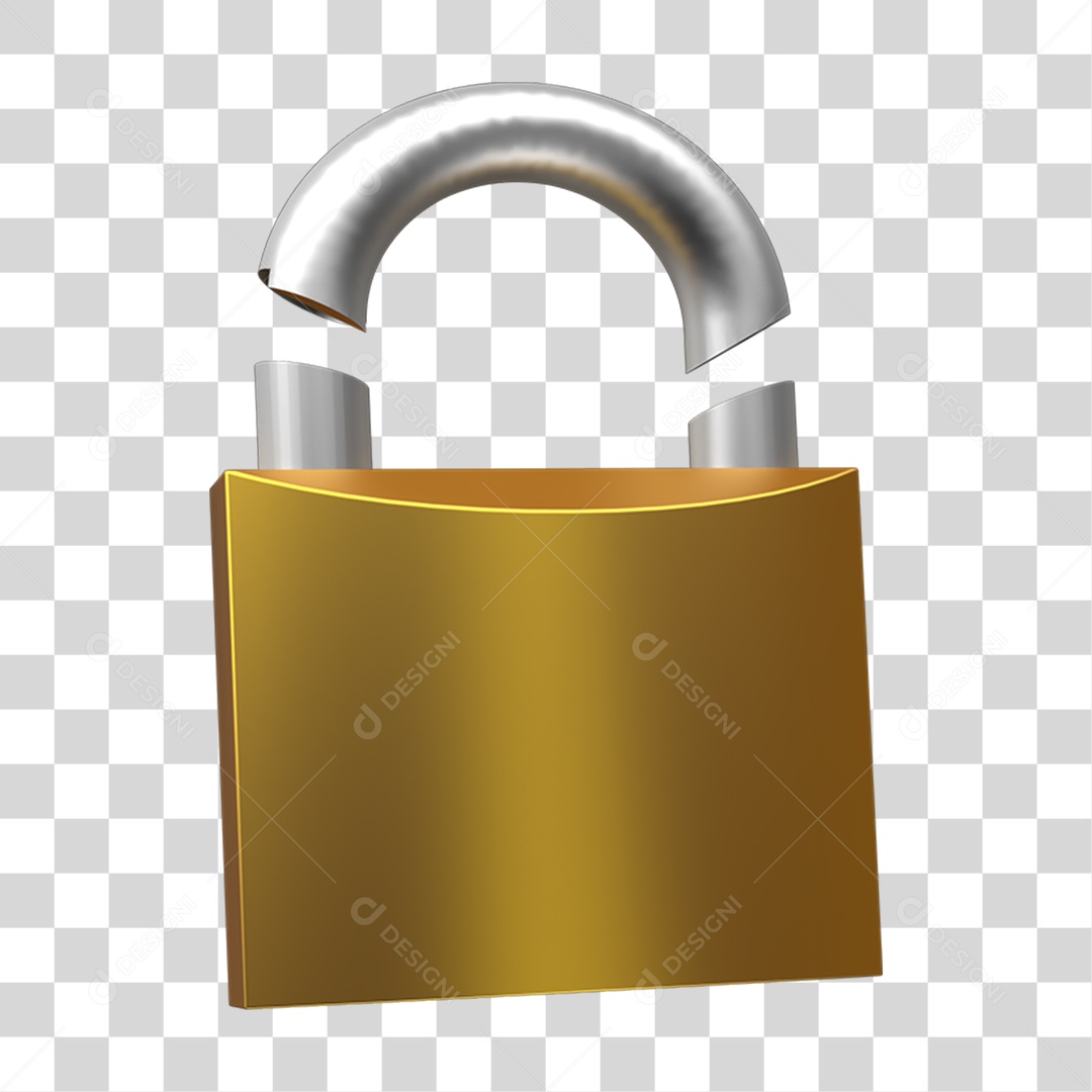 Ícones Cadeado Metal Quebrado PNG Transparente