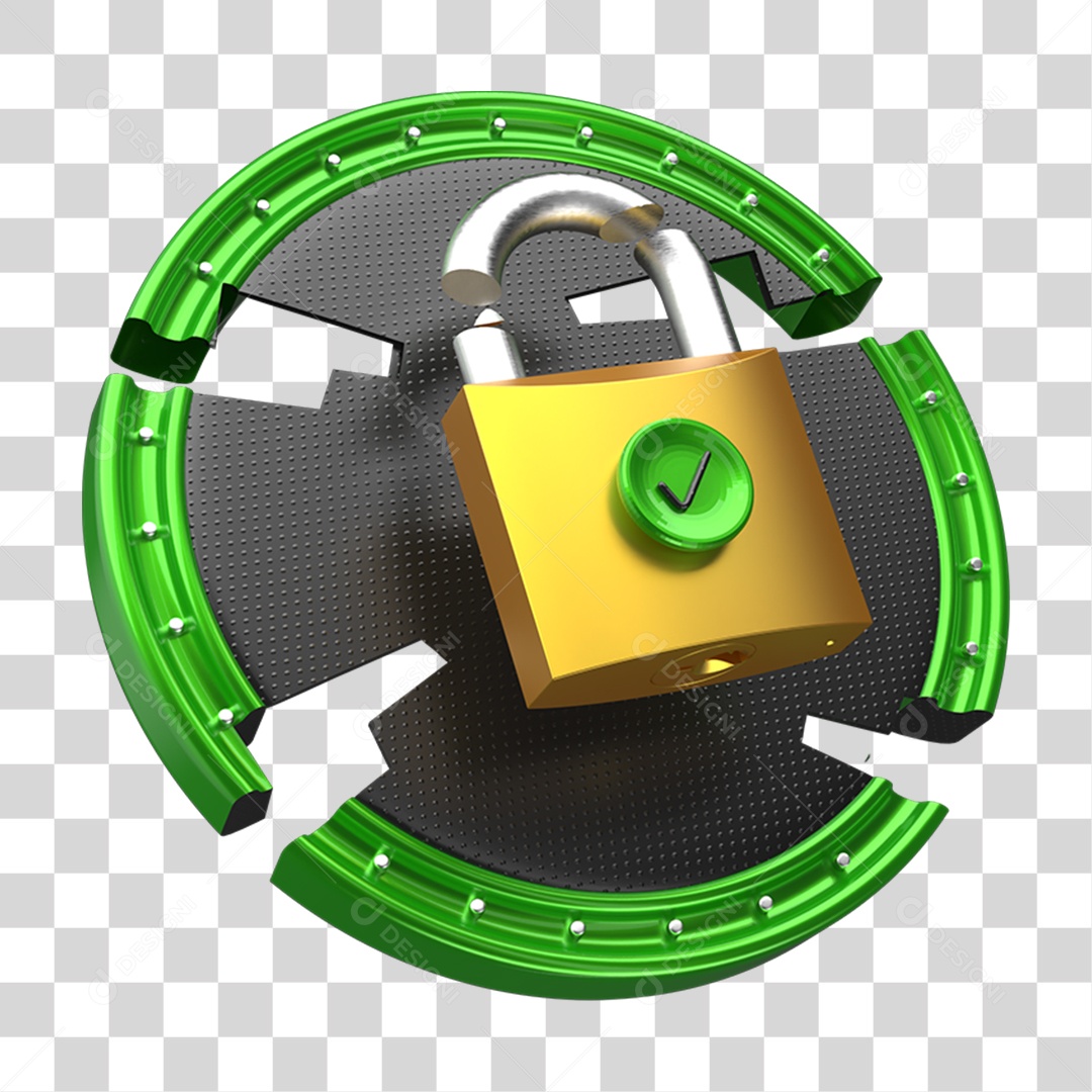 Ícones Cadeado Metal Quebrado PNG Transparente