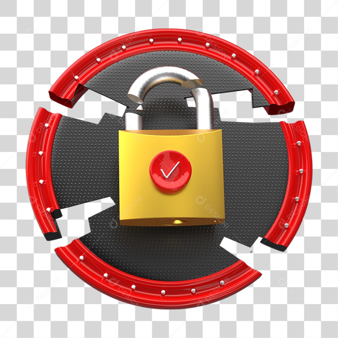 Ícones Cadeado Metal Quebrado PNG Transparente