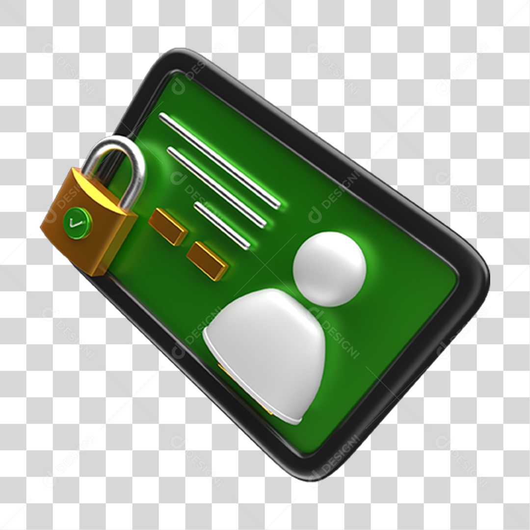 Ícones Cartão de Acesso Cadeado PNG Transparente