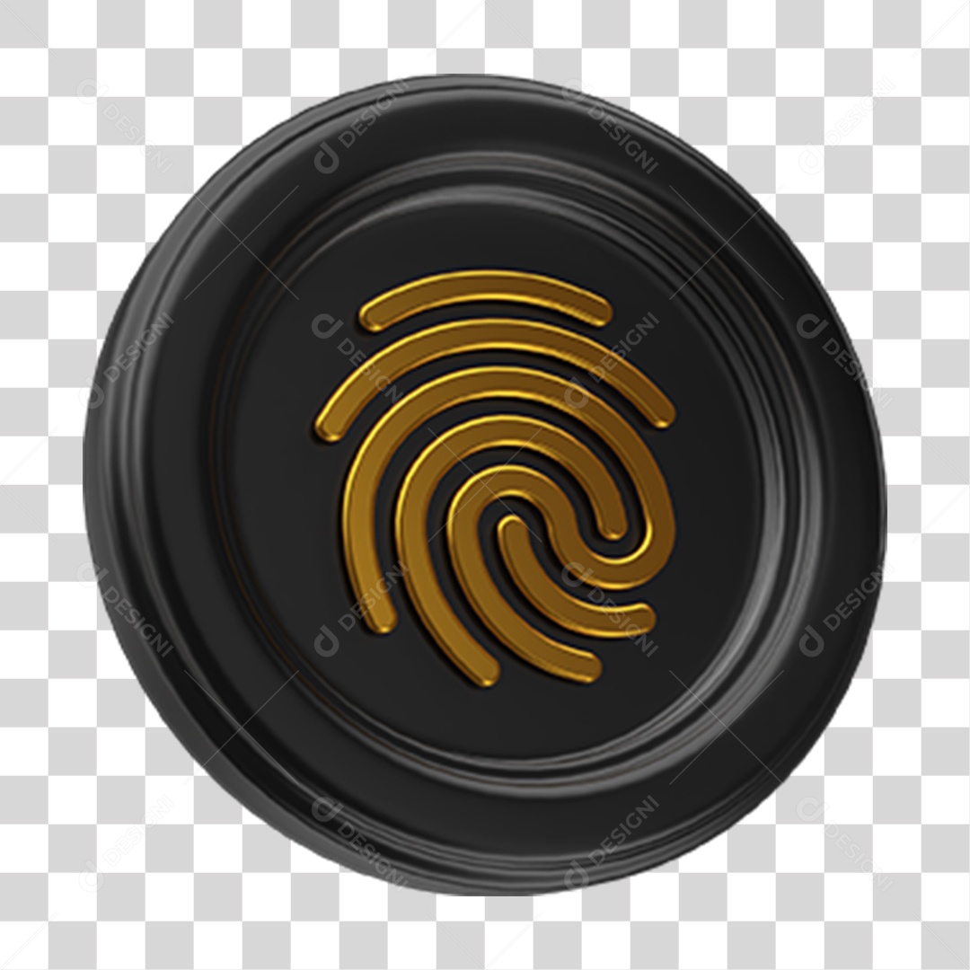 Ícone Digital Selo PNG Transparente