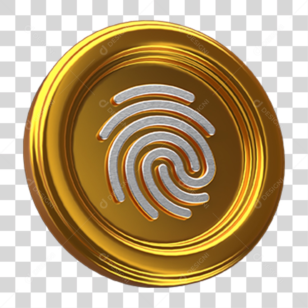 Ícone Digital Selo PNG Transparente