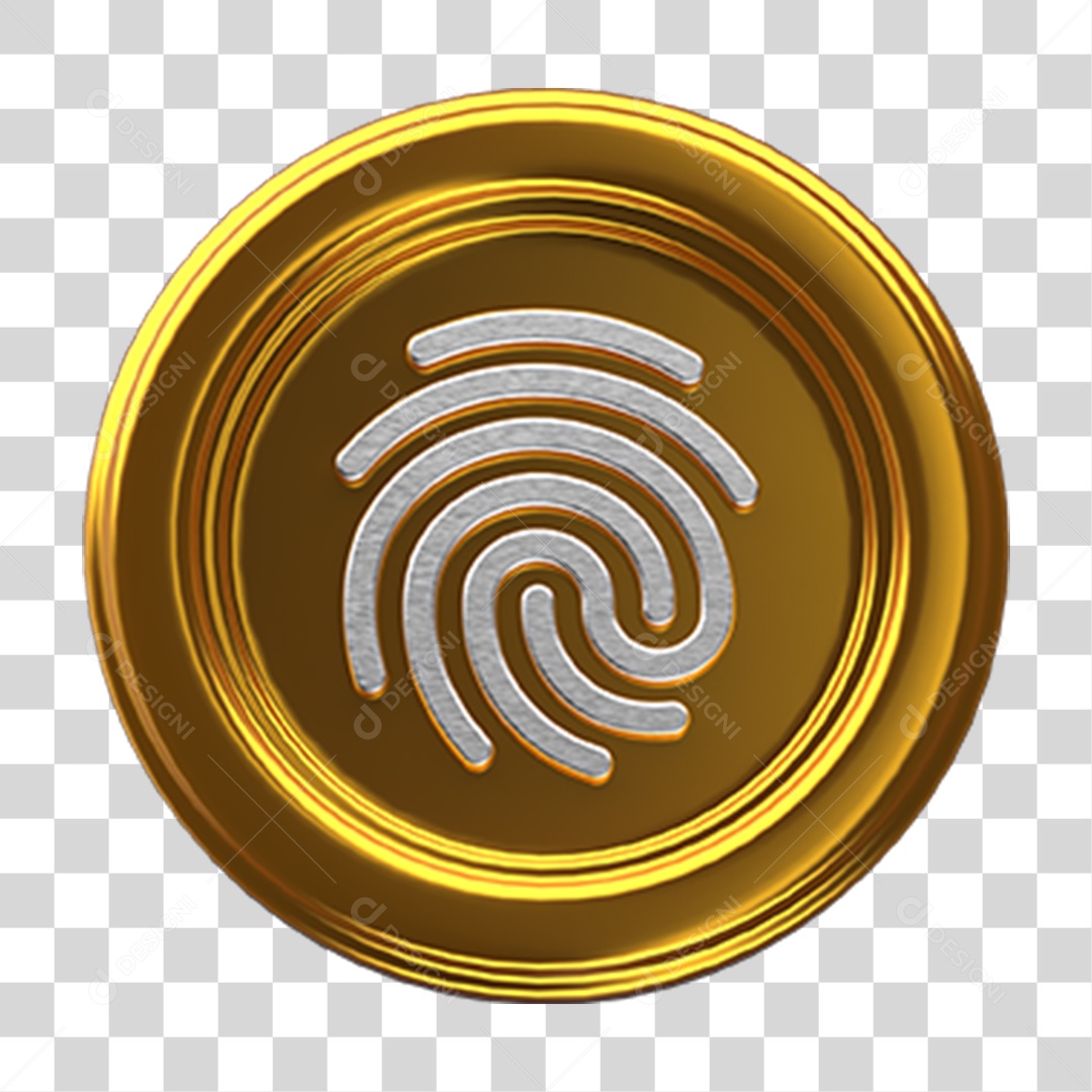 Ícone Digital Selo PNG Transparente