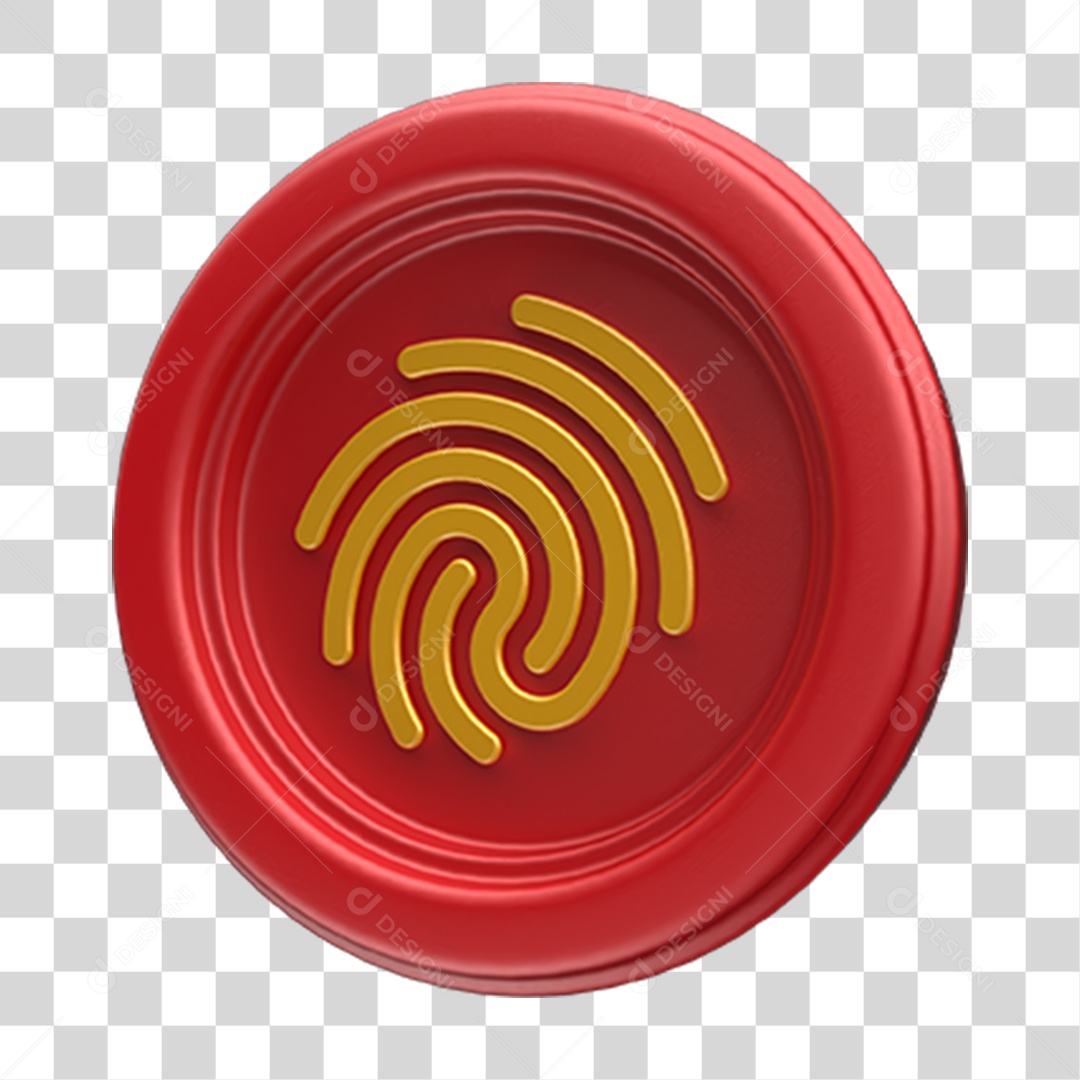 Ícone Digital Selo PNG Transparente