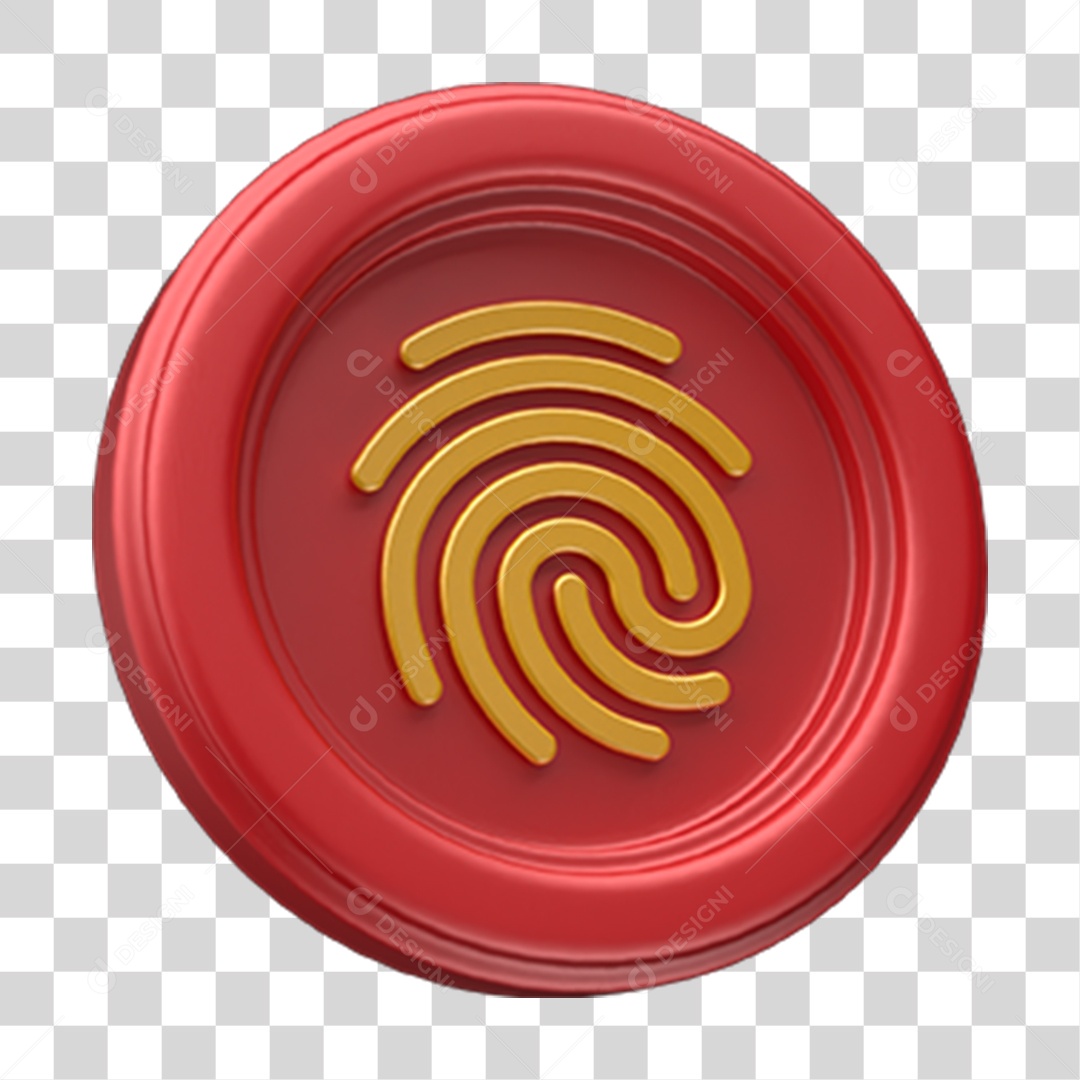 Ícone Digital Selo PNG Transparente