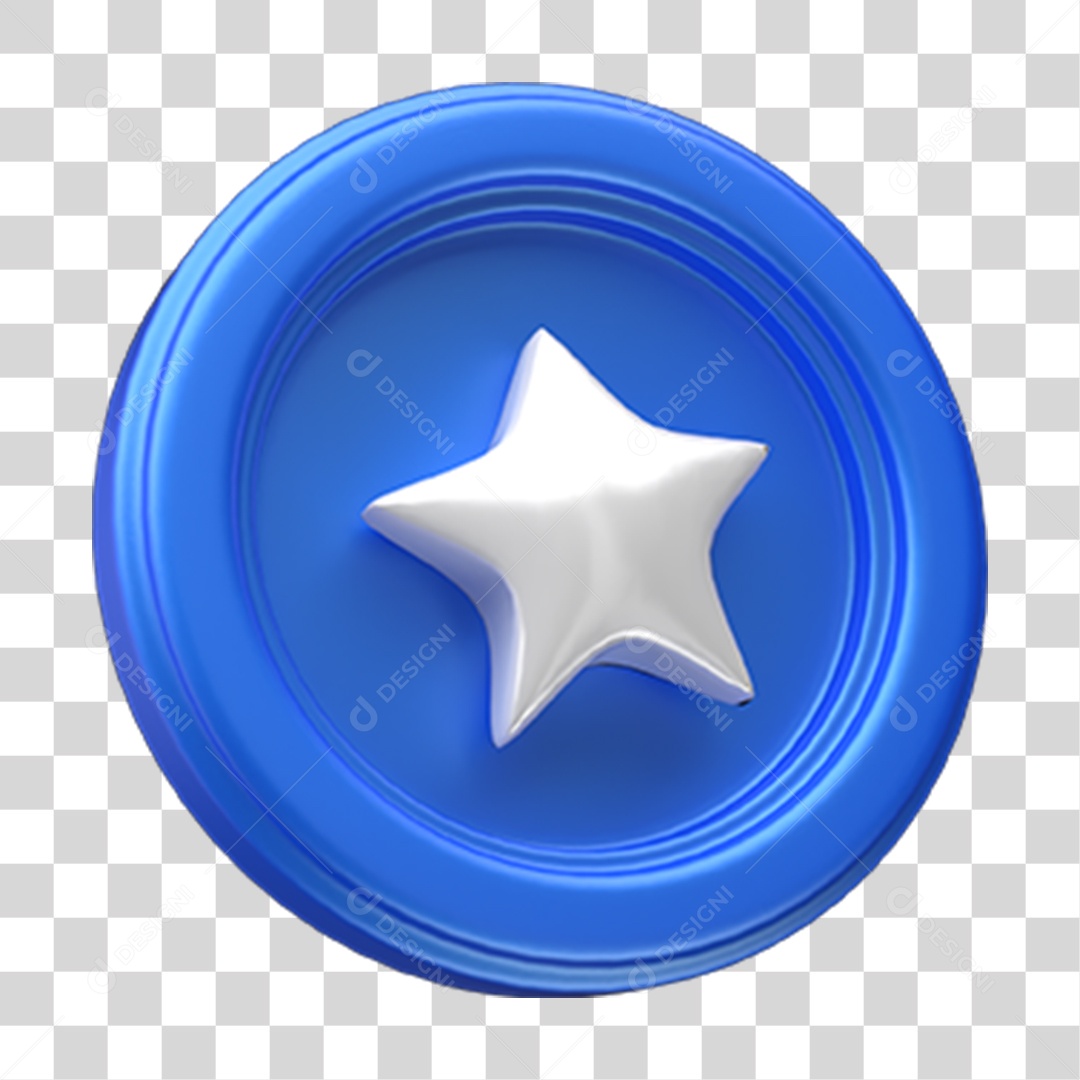 Ícone Estrela Selo PNG Transparente