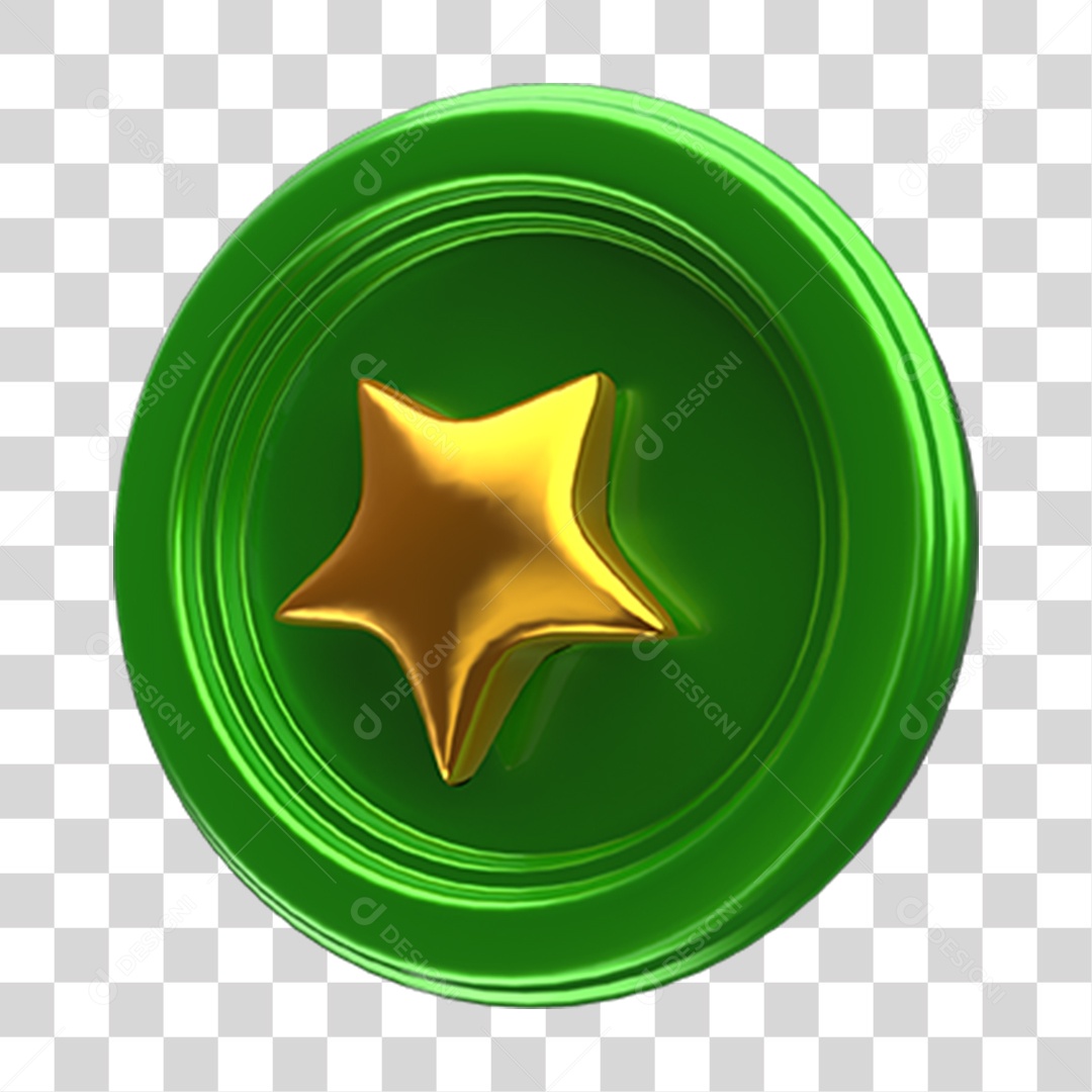 Ícone Estrela Selo PNG Transparente