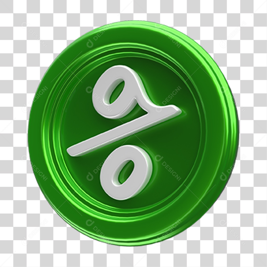 Ícone Porcentagem Cálculos Selo PNG Transparente