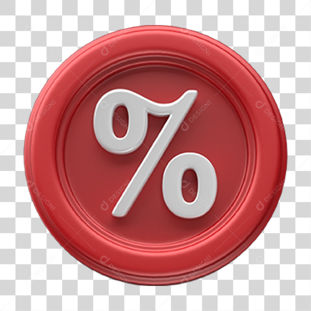 Ícone Porcentagem Cálculos Selo PNG Transparente