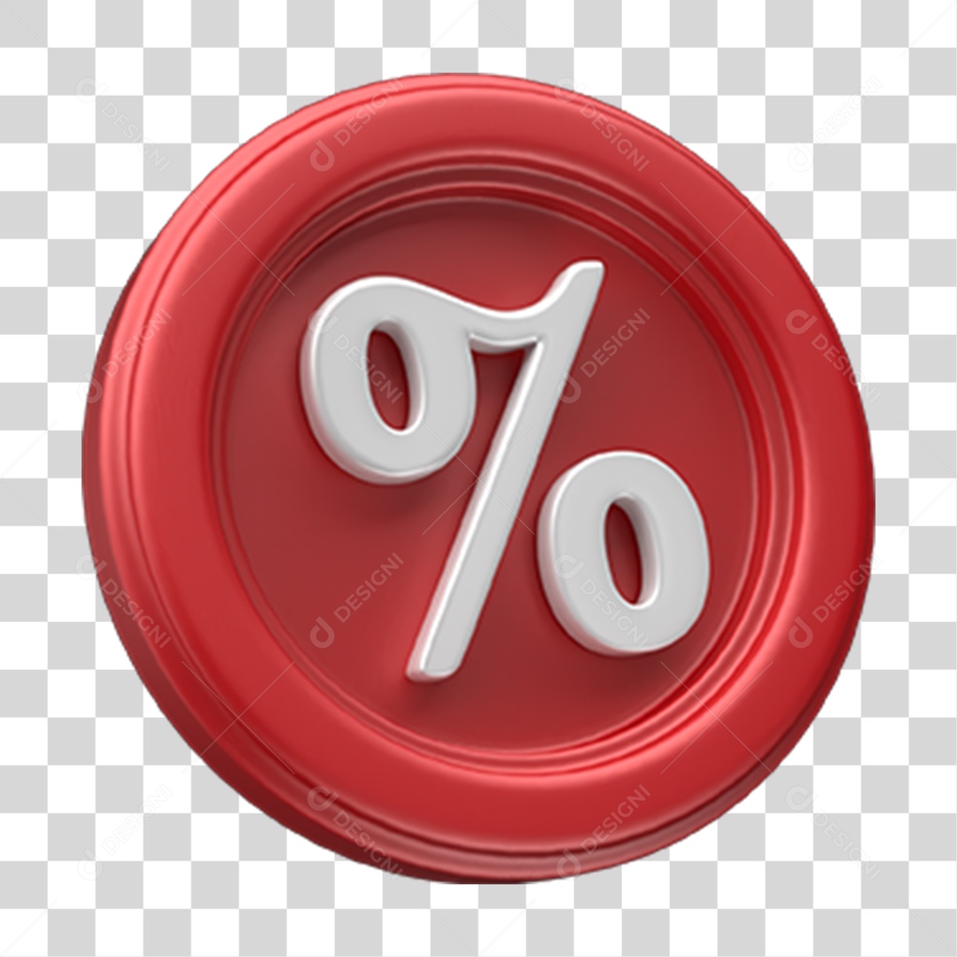 Ícone Porcentagem Cálculos Selo PNG Transparente