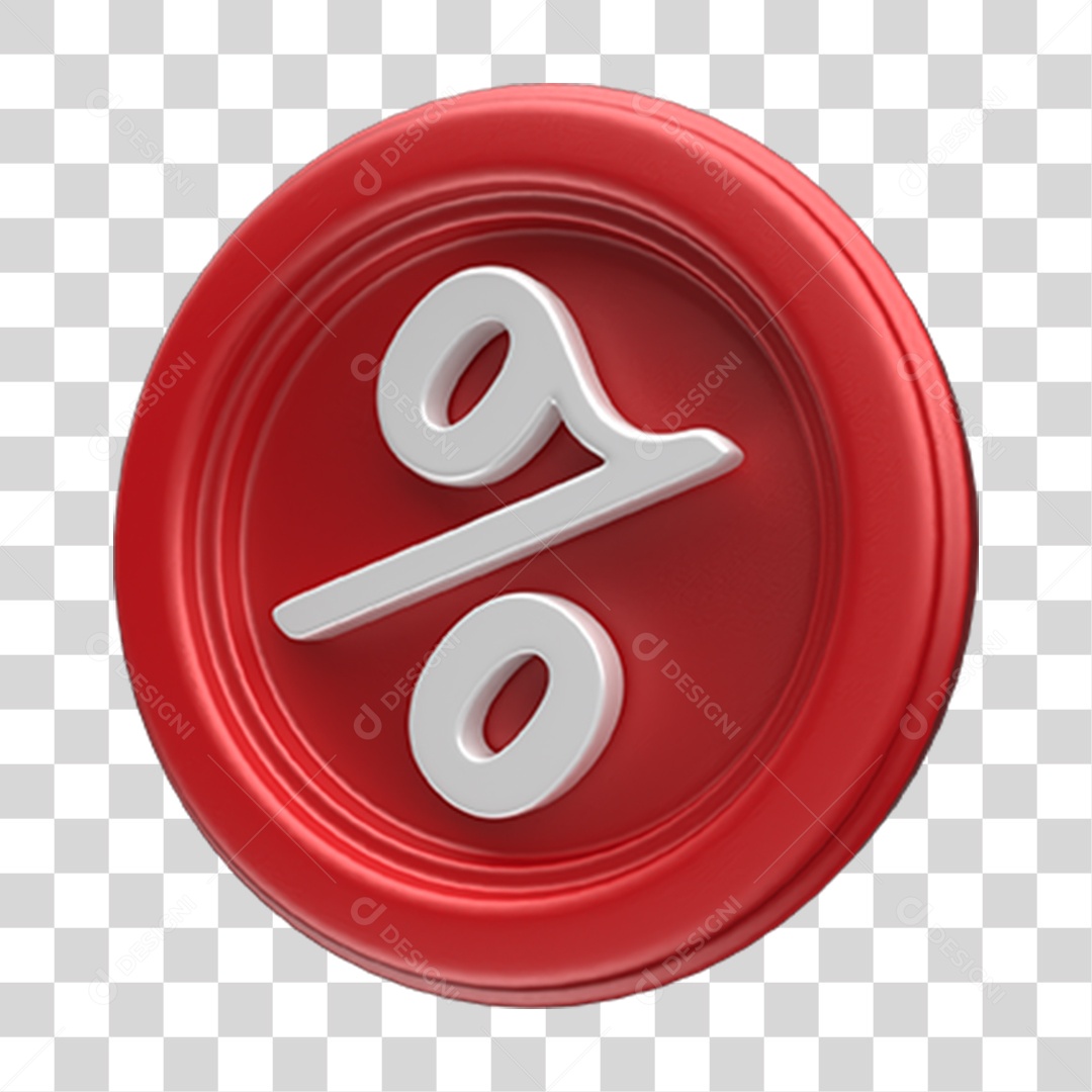 Ícone Porcentagem Cálculos Selo PNG Transparente