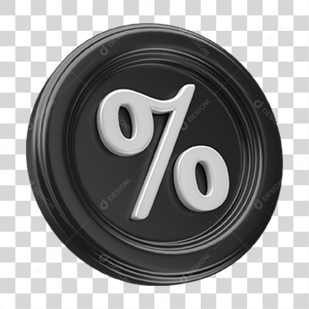 Ícone Porcentagem Cálculos Selo PNG Transparente