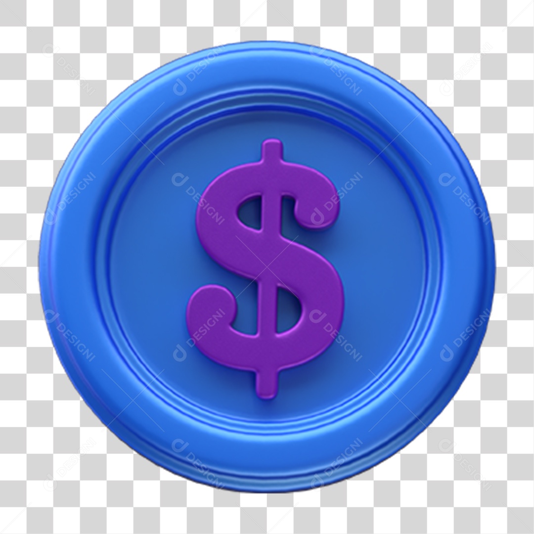 Ícone Cifrão Dinheiro Selo PNG Transparente