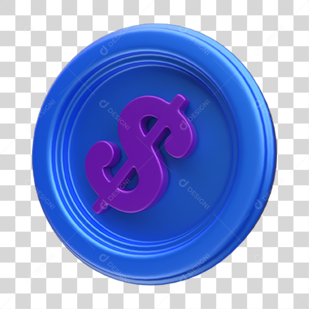 Ícone Cifrão Dinheiro Selo PNG Transparente